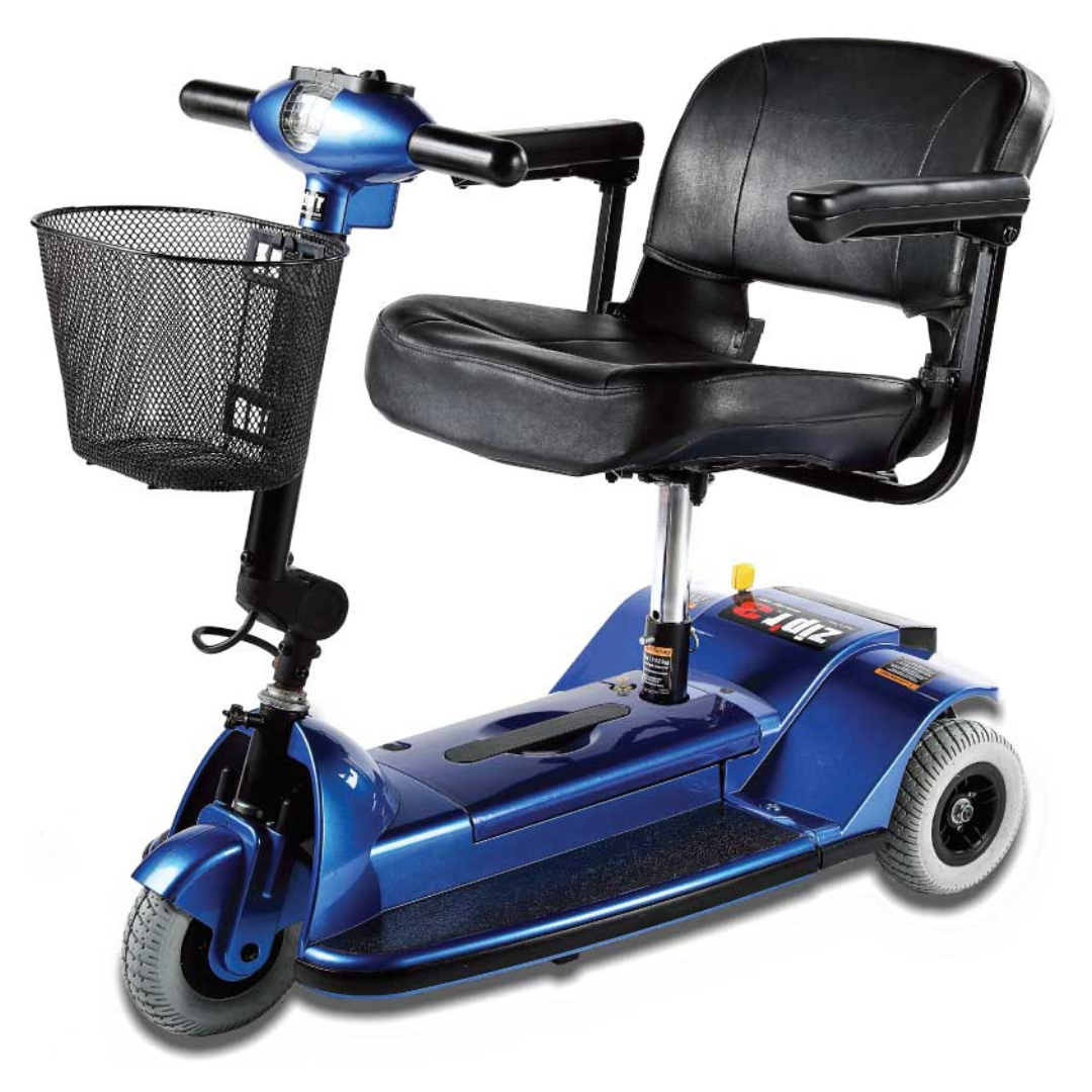 Zip'r 3 Wheel Traveler Mobility Scooter - TSA Travel Approved - Senior.com Scooters